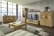 Wohnwand >Cortina< (3-teilig) in Grandson Eiche Dekor - 215x195x41 (BxHxT)