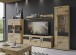 Wohnwand >Grano< (4-teilig) in Viking Eiche Dekor - 317x195x41 (BxHxT)