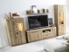 Wohnwand >Delamar< (4-teilig) in Coast Evoke Eiche Dekor - 328x197x40 (BxHxT)