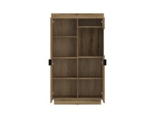 Wohnwand >Delamar< (3-teilig) in Coast Evoke Eiche Dekor - 266x165x40 (BxHxT)