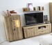 Wohnwand >Delamar< (3-teilig) in Coast Evoke Eiche Dekor - 266x165x40 (BxHxT)