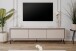 Lowboard >Arona< 3 Klappen, in Sand / Schwarz - 175x50x38cm (BxHxT)