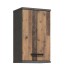 Hängeschrank >Veris< 1 Tür, Old-Wood Vintage Dekor / Betonoptik - 40,2x68,8x29cm B/H/T