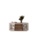 Sideboard >Siena< 2 Türen, 3 Schübe, Cashmere / Mercure Eiche Dekor - 180x80x50 (BxHxT)