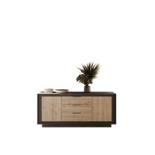 Sideboard >Siena< 2 Türen, 3 Schübe, Lava...