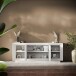 Sideboard >Siena< 4 Türen, Soft-Close, Weiss Lack matt - 207x80x50 (BxHxT)