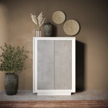 Highboard >Siena< 6 Böden, Soft-Close, Weiss...