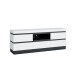 Lowboard >CAMPANIA< 2 Türen, 1 Schub, 1 Fach, Alpinweiß / Anthrazit - 180x68x45cm (BxHxT)