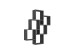 Wandregal >LAURIO 2< in Matera - 81,2x94,3x15,7cm (BxHxT)