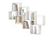 Wandregal >LAURIO 3< in Brillantweiß - 94,5x120,8x15,7cm (BxHxT)