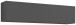 Klapphängeschrank >Benevent< in Anthrazit matt - 180x40x30cm (BxHxT)