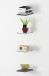 Wandboard >Benevent< (4-teilig) in Anthrazit matt - 20x16x25cm (BxHxT)