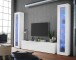 TV-Board >Benevent< in Weiß Hochglanz - 180x40x30cm (BxHxT)