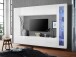 TV-Board >Benevent< in Weiß Hochglanz - 180x40x30cm (BxHxT)