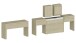 Essbank >Pachino< in Ulme - 66/290x45x25cm (BxHxT)