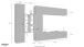 Wohnwand >Benevent< (5-teilig) in Anthrazit matt - 320x180x30 (BxHxT)