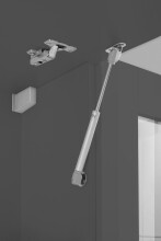 Wohnwand >Benevent< (4-teilig) in Anthrazit matt - 260x180x30 (BxHxT)