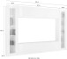 Wohnwand >Benevent< (4-teilig) in Anthrazit matt - 260x180x30 (BxHxT)