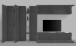 Wohnwand >Benevent< (7-teilig) in Anthrazit matt - 340x180x30 (BxHxT)