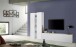 Wohnwand >Benevent< (4-teilig) in Weiß Hochglanz - 280x180x30 (BxHxT)