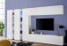 Wohnwand >Benevent< (7-teilig) in Weiß Hochglanz - 340x180x30 (BxHxT)