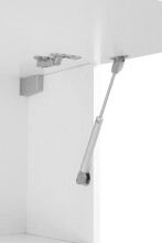 Wohnwand >Benevent< (5-teilig) in Weiß Hochglanz - 280x180x30 (BxHxT)