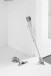 Wohnwand >Benevent< (4-teilig) in Weiß Hochglanz - 260x180x30 (BxHxT)