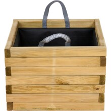 Pflanzkübel >TAUNUS< in natur, Kiefer FSC® 100% - 50x39x50cm (BxHxT)