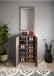 Schuhschrank >Farina< 2 Türen, Bronzo / Mercure Struktur-Dekor - 70x111x35cm B/H/T