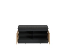Garderoben-Set >Corte< (3-teilig) in Evoke Eiche - 166x201x45 (BxHxT)