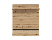 Garderoben-Set >Corte< (3-teilig) in Evoke Eiche - 166x201x45 (BxHxT)