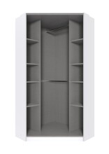 Eckkleiderschrank >Click< in Eiche Sägerau...