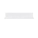 Wandboard >SNOW< in weiß - 110x22,1x24,3cm (BxHxT)