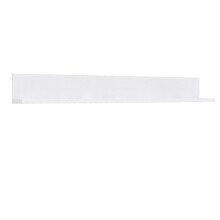 Wandboard >SNOW< in weiß - 180x22,1x24,3cm...