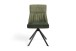 Stuhl >CALIFORNIA< 2er-Set in grün aus Webstoff/Velvet 50x89x56 cm (BxHxT)