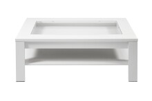 Couchtisch >RALPH< in Weiß 110 x 43 x 67 cm (BxHxT)