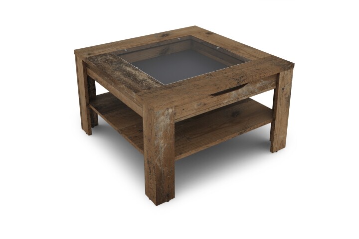 Couchtisch >RALPH< in Old-Wood-Optik 67 x 43 x 67 cm (BxHxT)