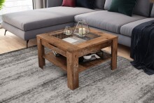 Couchtisch >RALPH< in Old-Wood-Optik 67 x 43 x 67 cm (BxHxT)