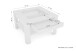 Couchtisch >RALPH< in Weiß 67 x 43 x 67 cm (BxHxT)
