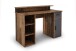 Schreibtisch >DIEGO< in Old-Wood-Optik/Anthrazit 120 x 88 x 55 cm (BxHxT)