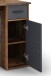Schreibtisch >DIEGO< in Old-Wood-Optik/Anthrazit 120 x 88 x 55 cm (BxHxT)