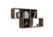 Wandregal >NORA< in Old Style dunkel-anthrazit - 100x53x19,5cm (BxHxT)