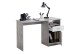 Schreibtisch >JACKSON< in Beton LA-weiß - 123x76,5x50cm (BxHxT)