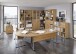 Eckregal >CALVIA 9< in Alteiche Dekor - 84,2x221,3x39,9cm (BxHxT)