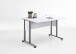 Schreibtisch >CALVIA 1< in Brillantweiß - 120x75x80cm (BxHxT)