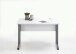 Schreibtisch >CALVIA 1< in Brillantweiß - 120x75x80cm (BxHxT)