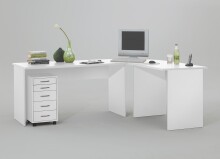 Container >FREDDY< in weiß - 33x63,5x38cm...