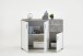 Schubkastenkommode >ALBI 2< in Beton LA-weiß - 120,5x83x35cm (BxHxT)