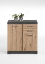 Kommode >BRISTOL 2< in Matera-Artisan Eiche -...