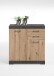 Kommode >BRISTOL 2< in Matera-Artisan Eiche - 80x89,9x34,9cm (BxHxT)